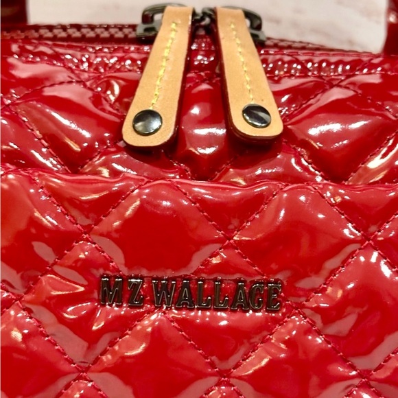 MZ Wallace Rouge Lacquer Small Metro Deluxe Bag - Picture 6 of 16